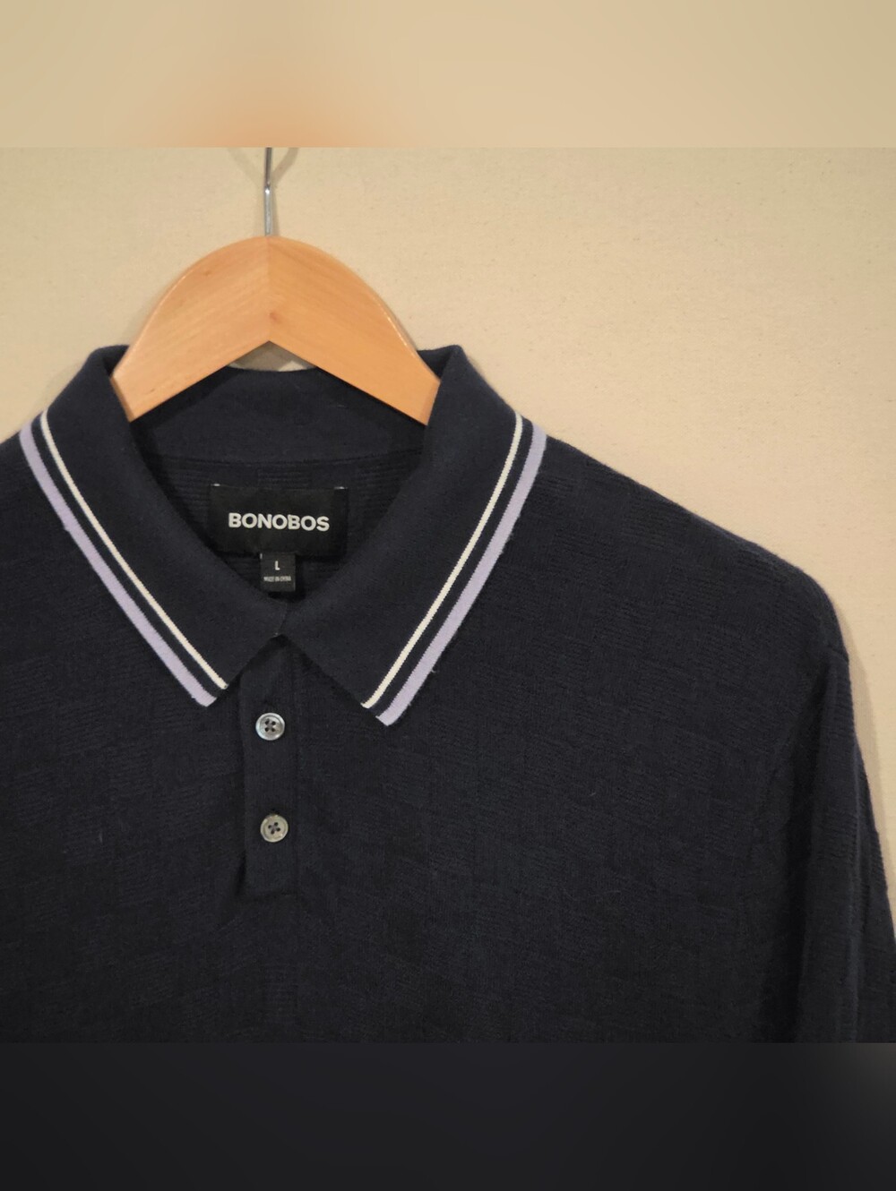 Bonobos Knit Sweater Polo L